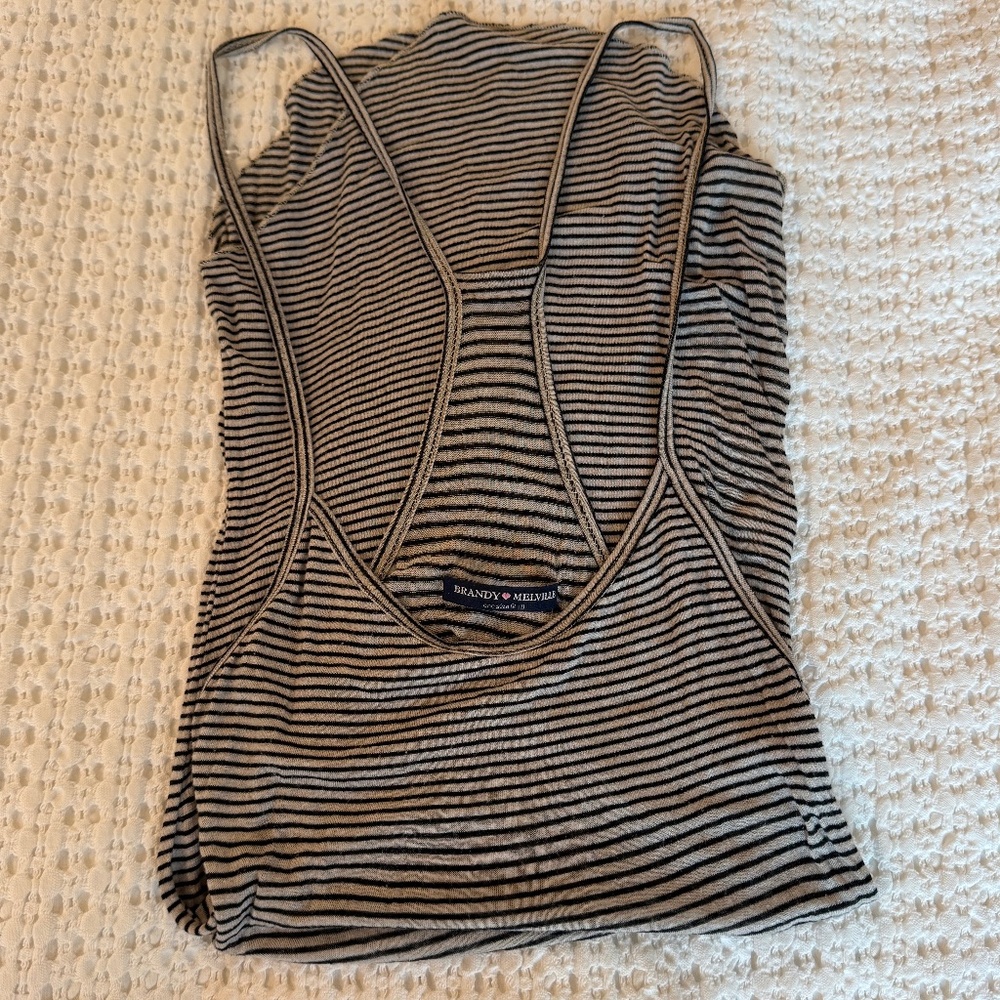 Brandy Melville Stripe Tank / Mini